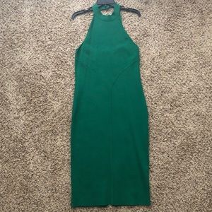 EVA MENDES Green Knit Dress